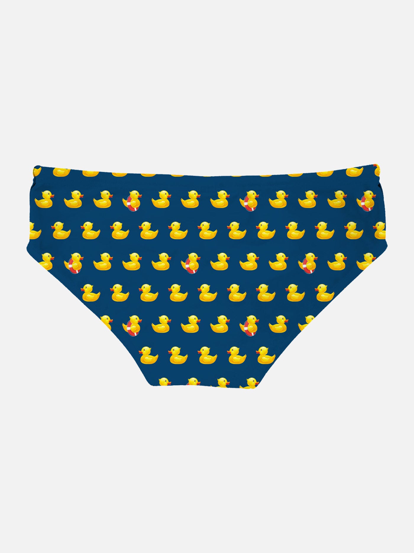 Man swim briefs with ducky print