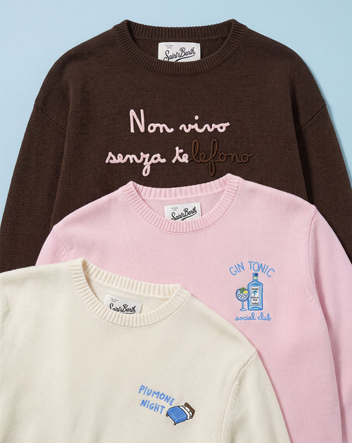 Women's Embroidered Knitwear