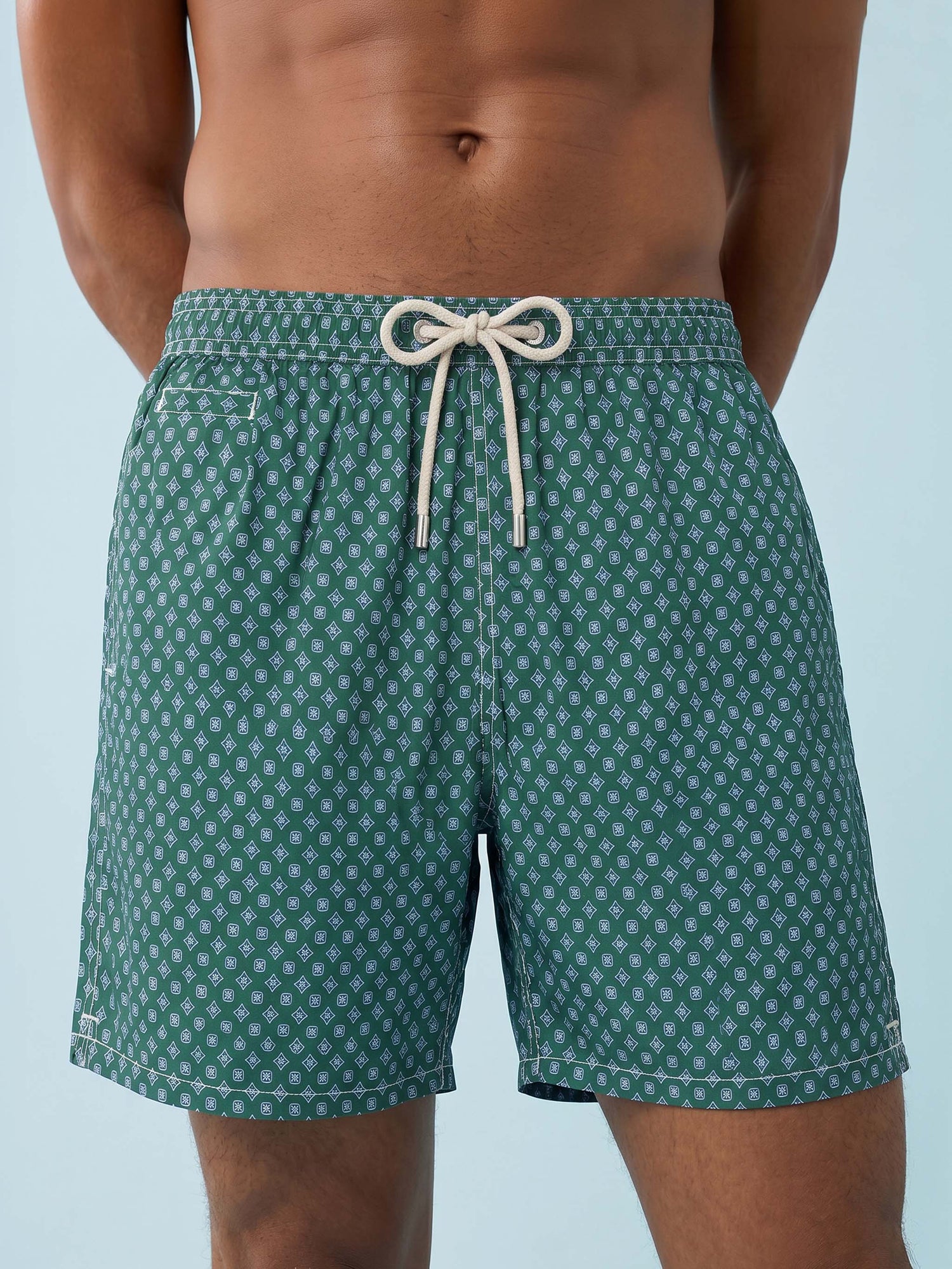 Men Micro Tie Swim Shorts