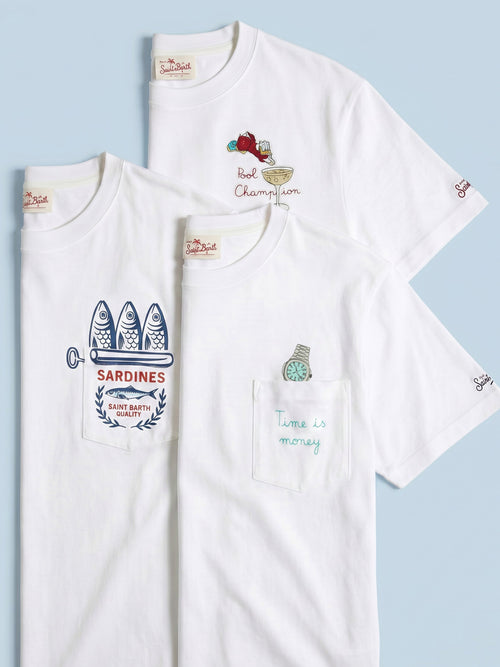 Man Mini Print T-shirts