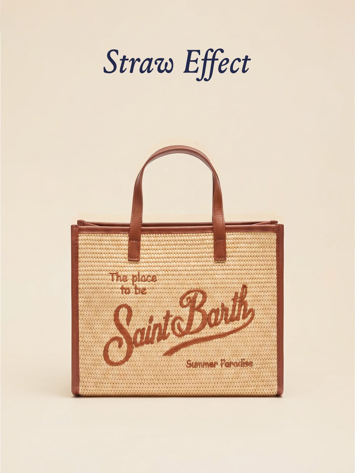 Straw Effect Bags