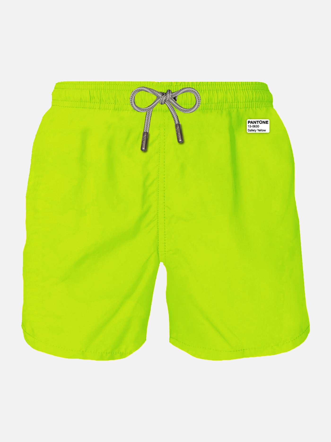 Man fluo yellow lightweight fabric swim shorts | PANTONE® SPECIAL EDITION - MC2 Saint Barth