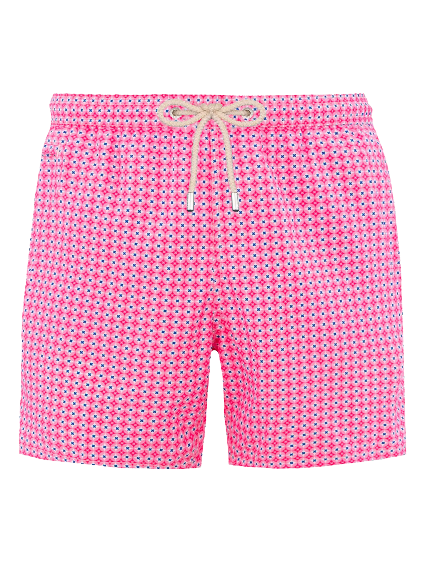 Man lightweight fabric swim-shorts Lighting Micro Fantasy with tie print - MC2 Saint Barth