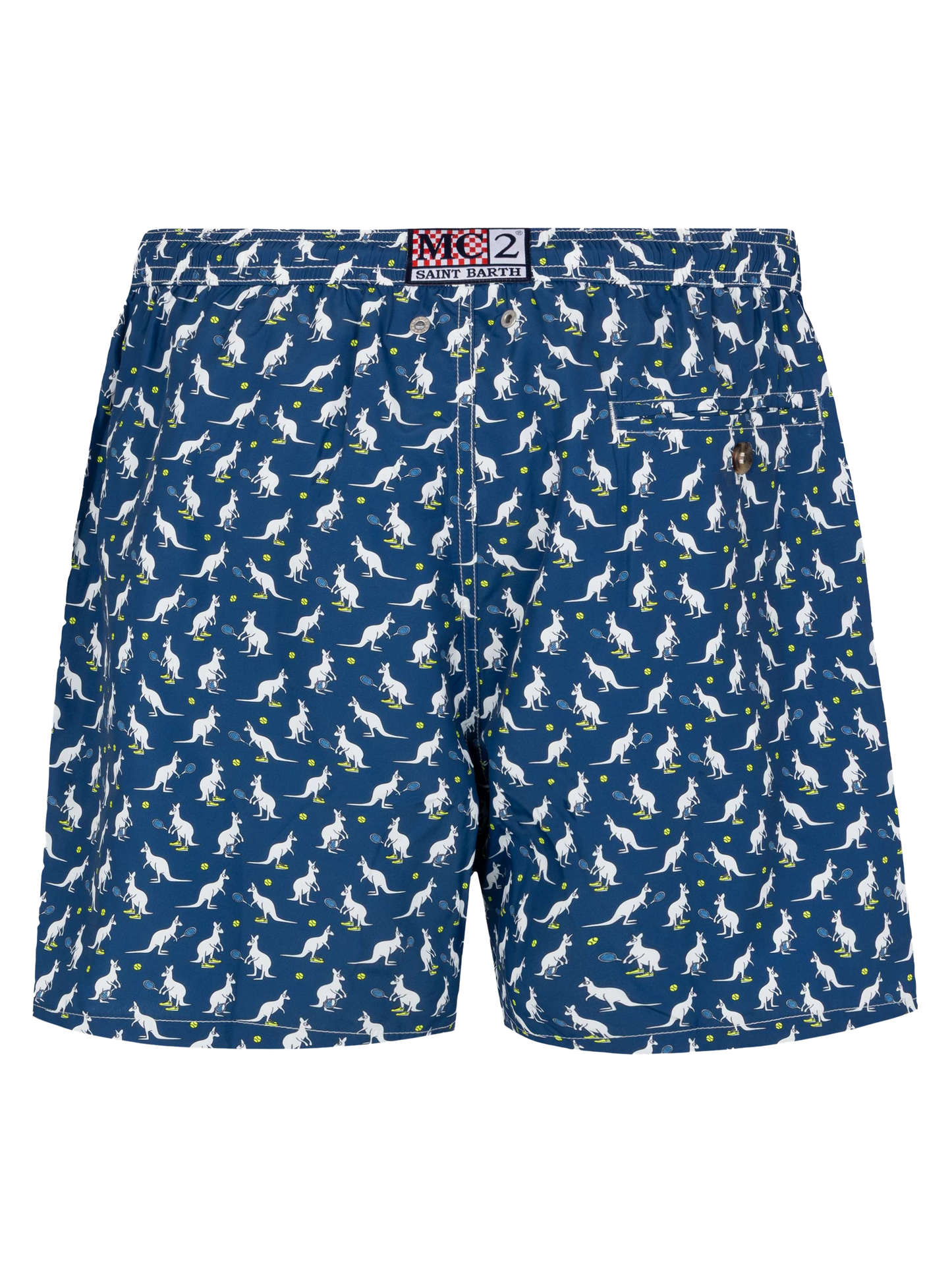 Lightweight fabric swim shorts Lighting with Australian print | AUSTRALIAN BRAND SPECIAL EDITION - MC2 Saint Barth