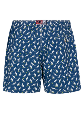 Lightweight fabric swim shorts Lighting with Australian print | AUSTRALIAN BRAND SPECIAL EDITION - MC2 Saint Barth