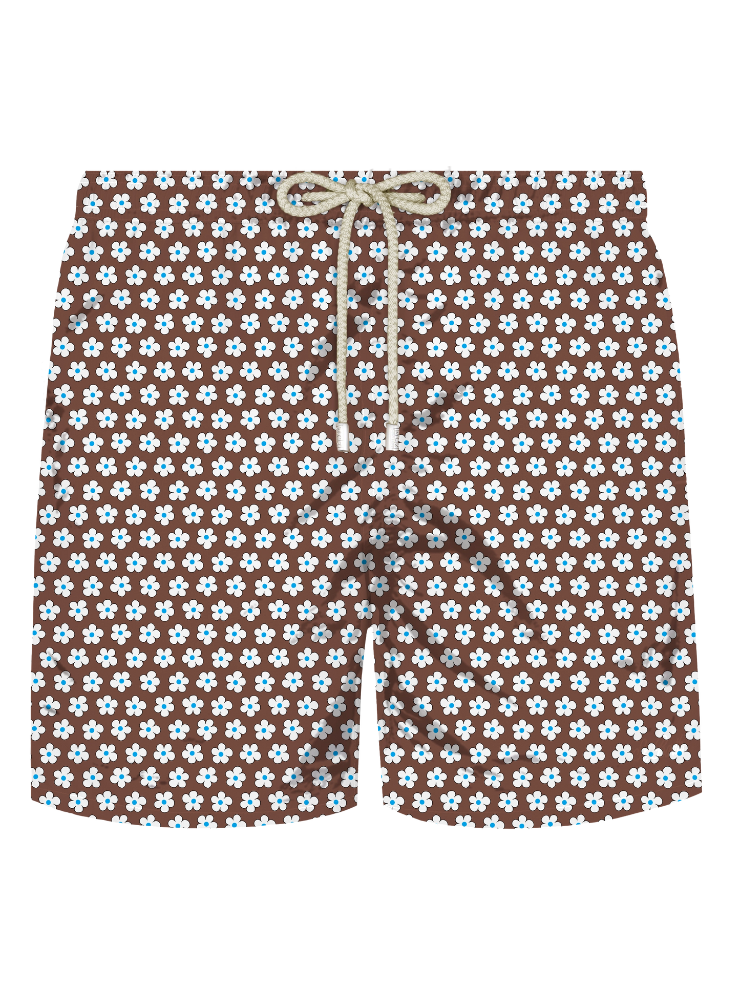 Comfort Light stretch swim shorts with tie print - MC2 Saint Barth