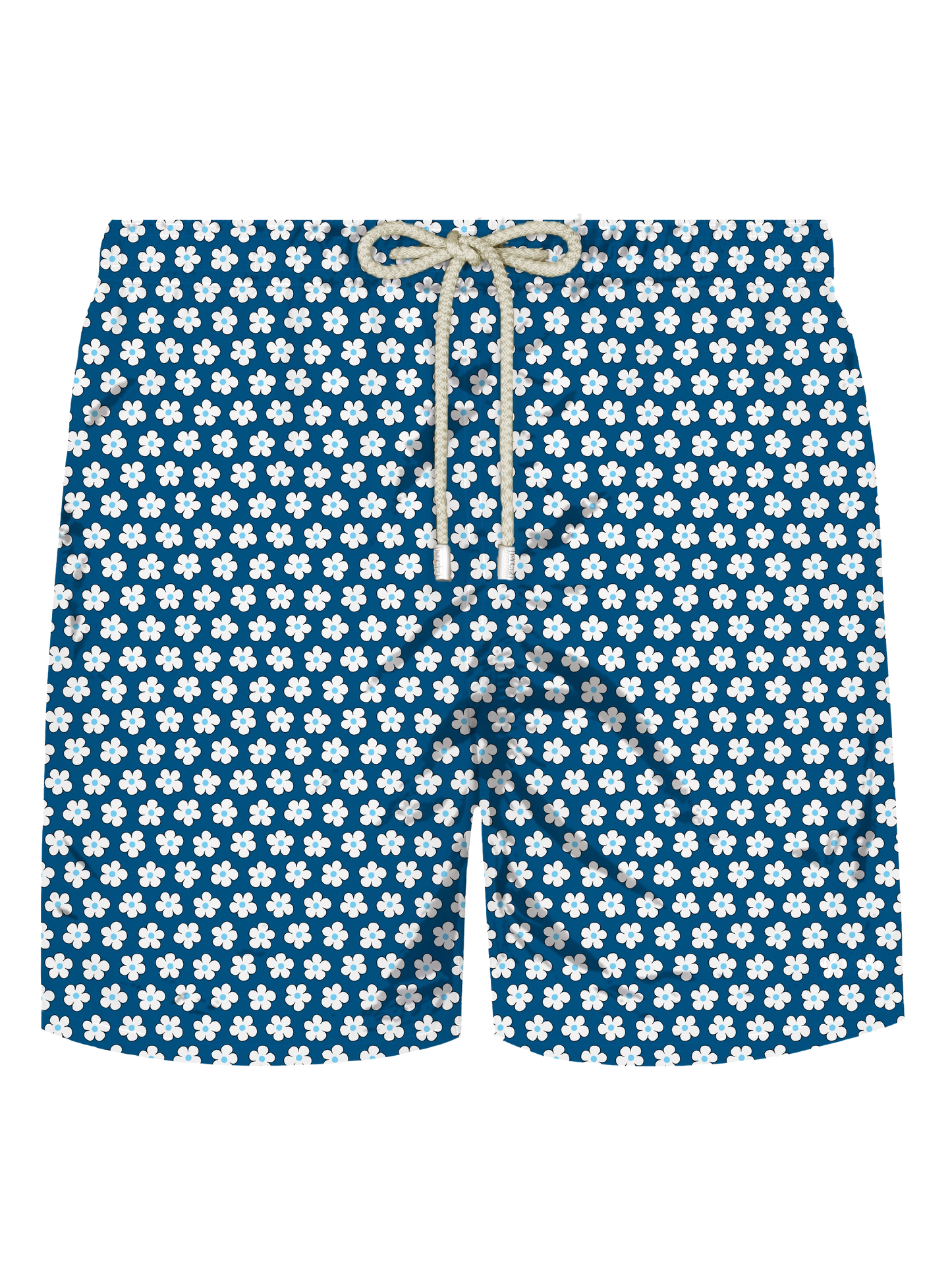 Comfort Light stretch swim shorts with tie print - MC2 Saint Barth