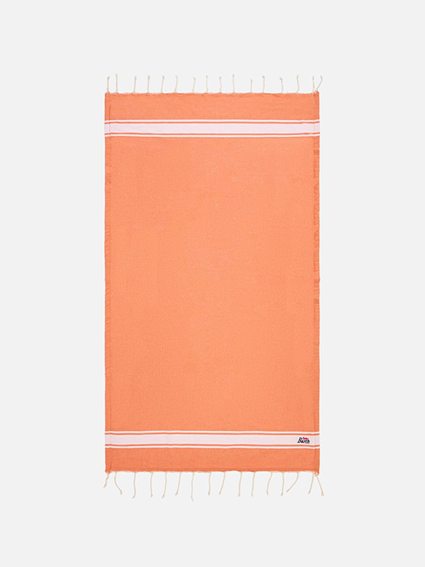 Fluo orange fouta towel doubled with sponge - MC2 Saint Barth
