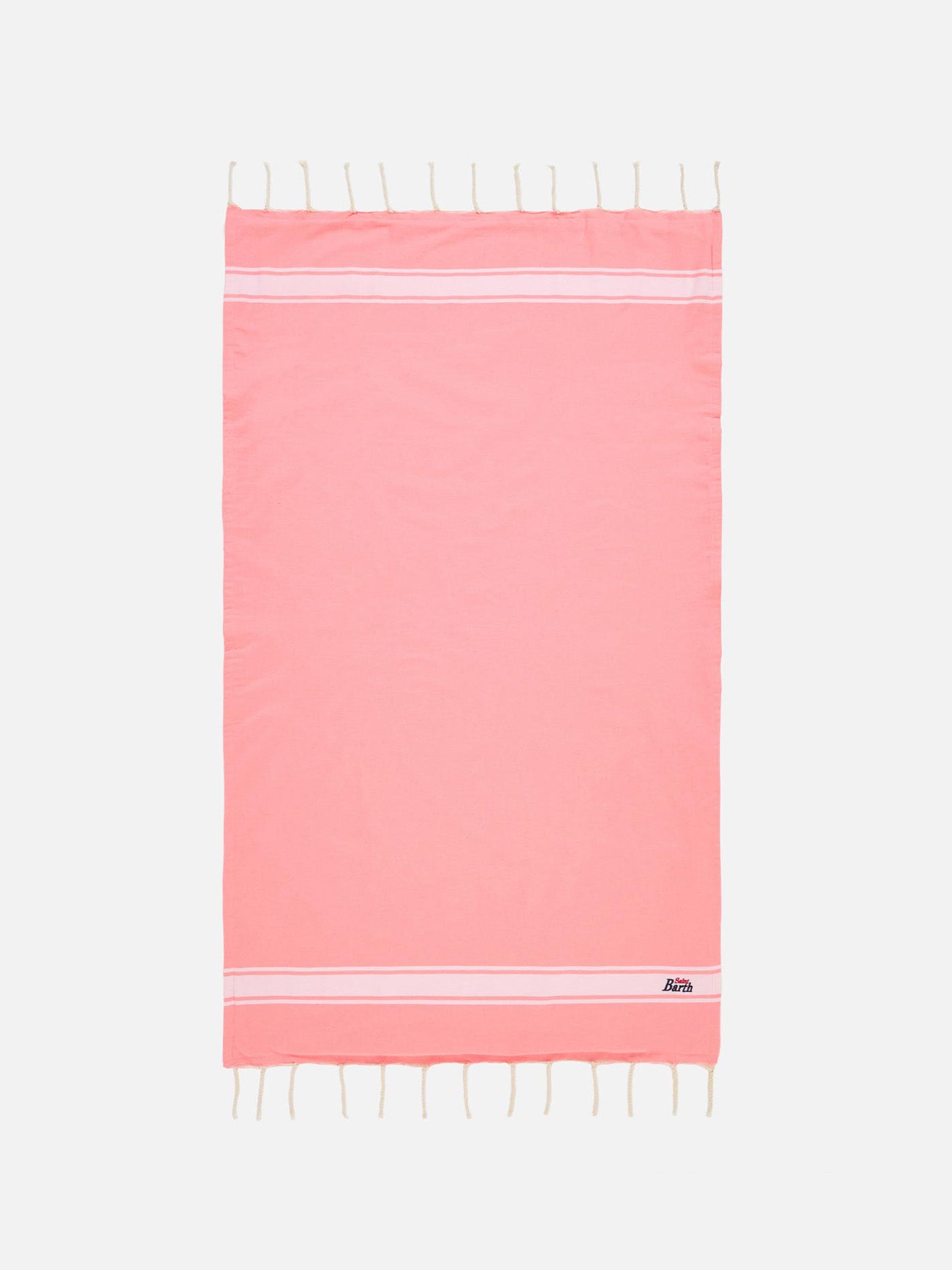 Pink fluo cotton towel - MC2 Saint Barth