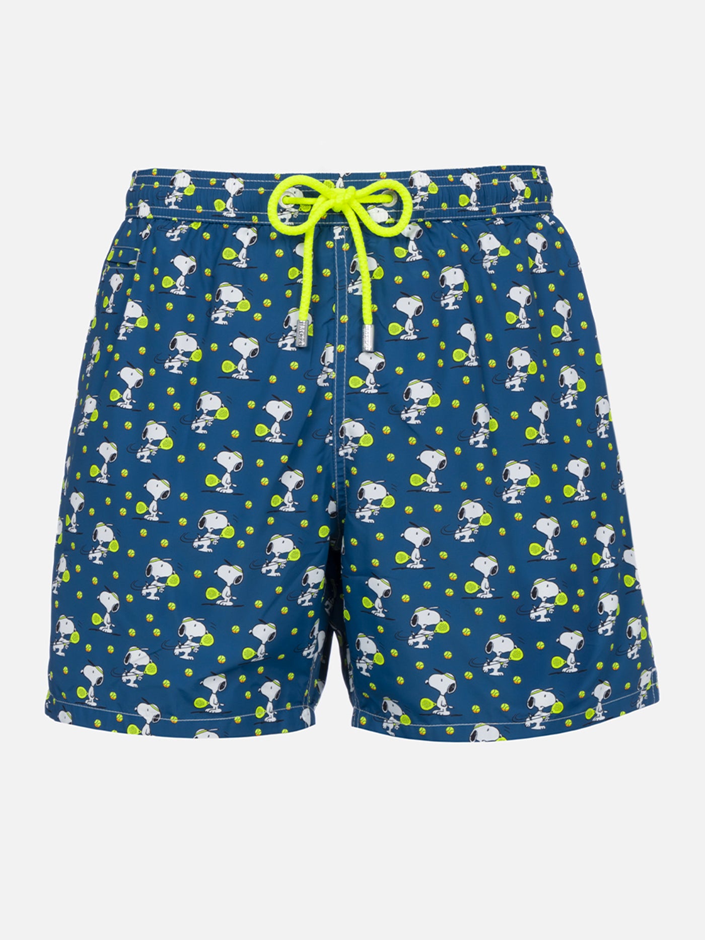 Man lightweight fabric swim-shorts Lighting Micro Fantasy with Snoopy padel print | SNOOPY PEANUTS™ SPECIAL EDITION - MC2 Saint Barth