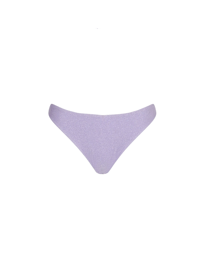 Slip da bagno da donna lurex sgambato