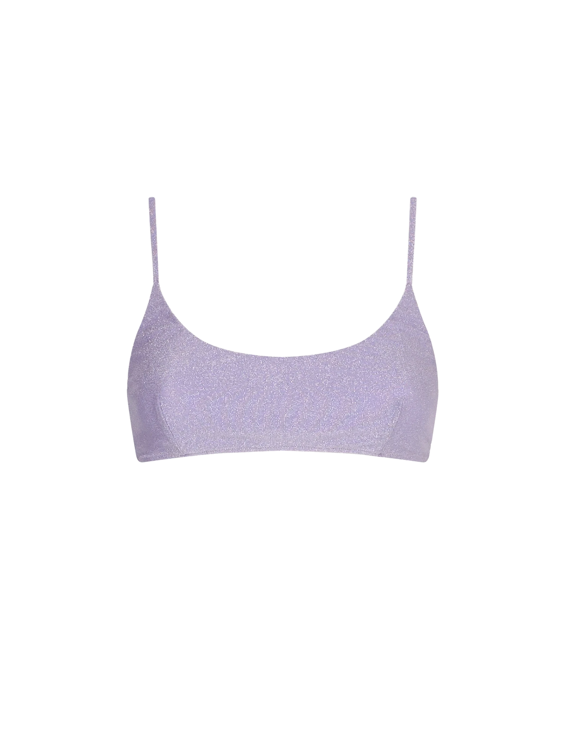 Lilac lurex bralette - MC2 Saint Barth