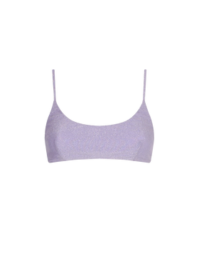 Lilac lurex bralette - MC2 Saint Barth