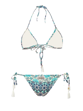 Gipsy print triangle bikini - MC2 Saint Barth