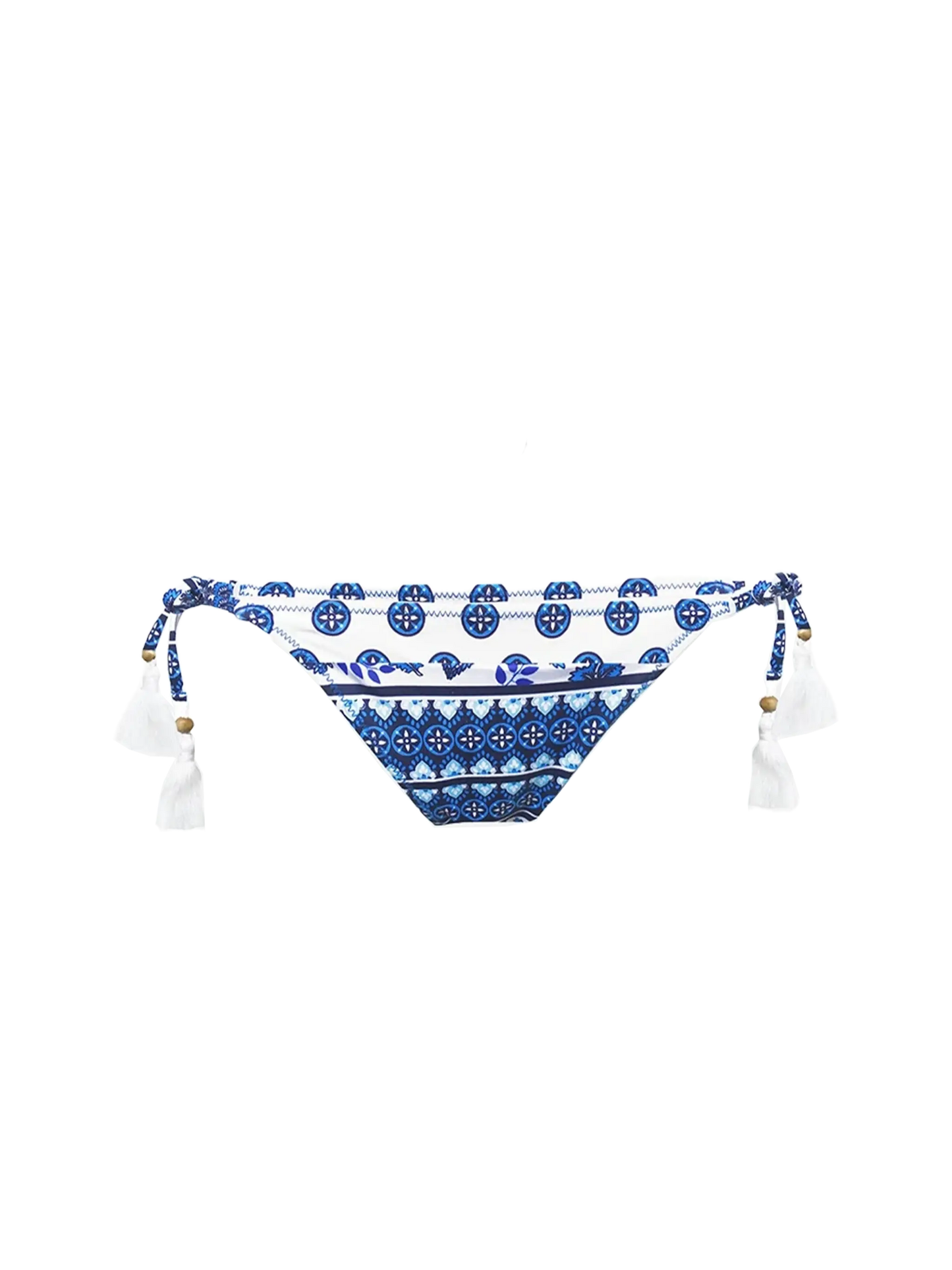 Woman cheeky swim briefs with pattern - MC2 Saint Barth