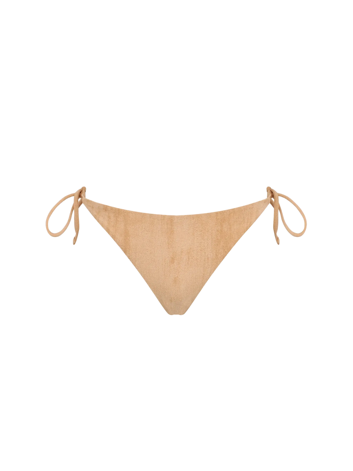Beige swim briefs suede effect - MC2 Saint Barth