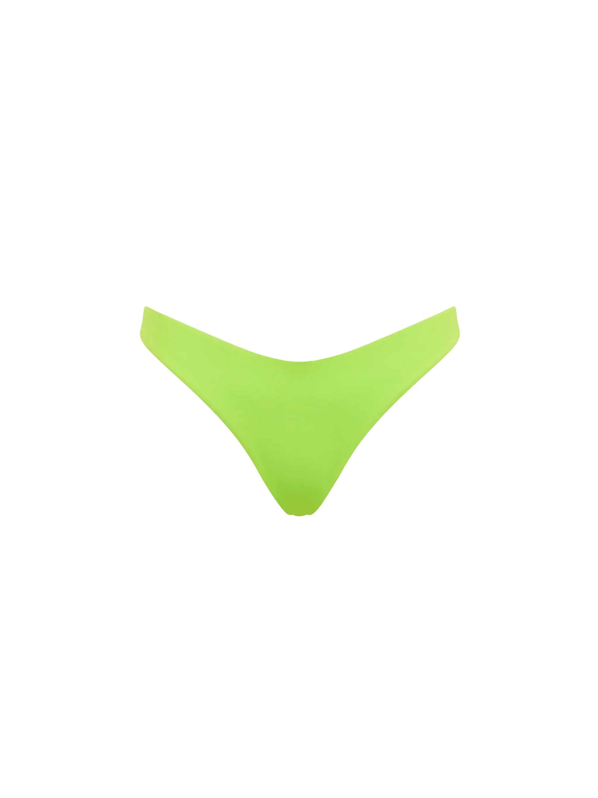Woman acid green cheeky swim briefs - MC2 Saint Barth