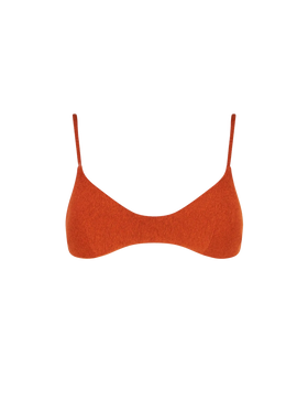 Orange lurex top bralette - MC2 Saint Barth