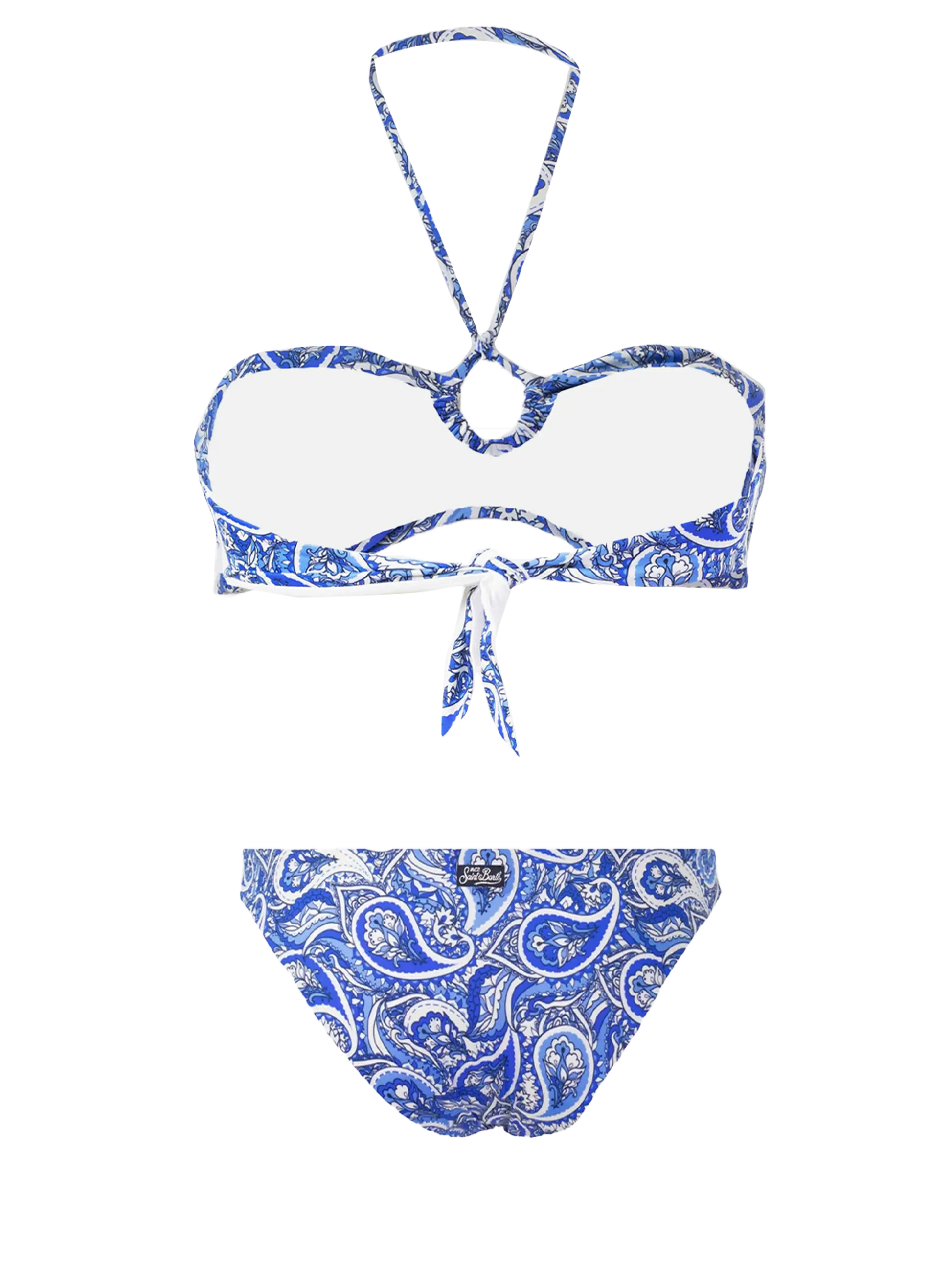 Bandeau bikini bandanna print - MC2 Saint Barth
