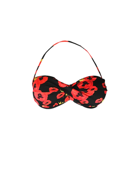 Flower print bandeau top - MC2 Saint Barth