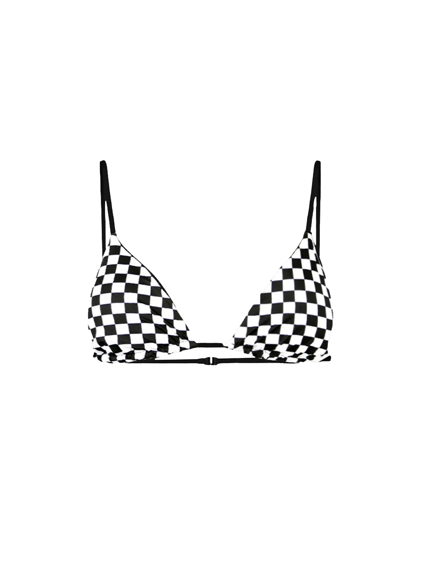 Black check print triangle - MC2 Saint Barth