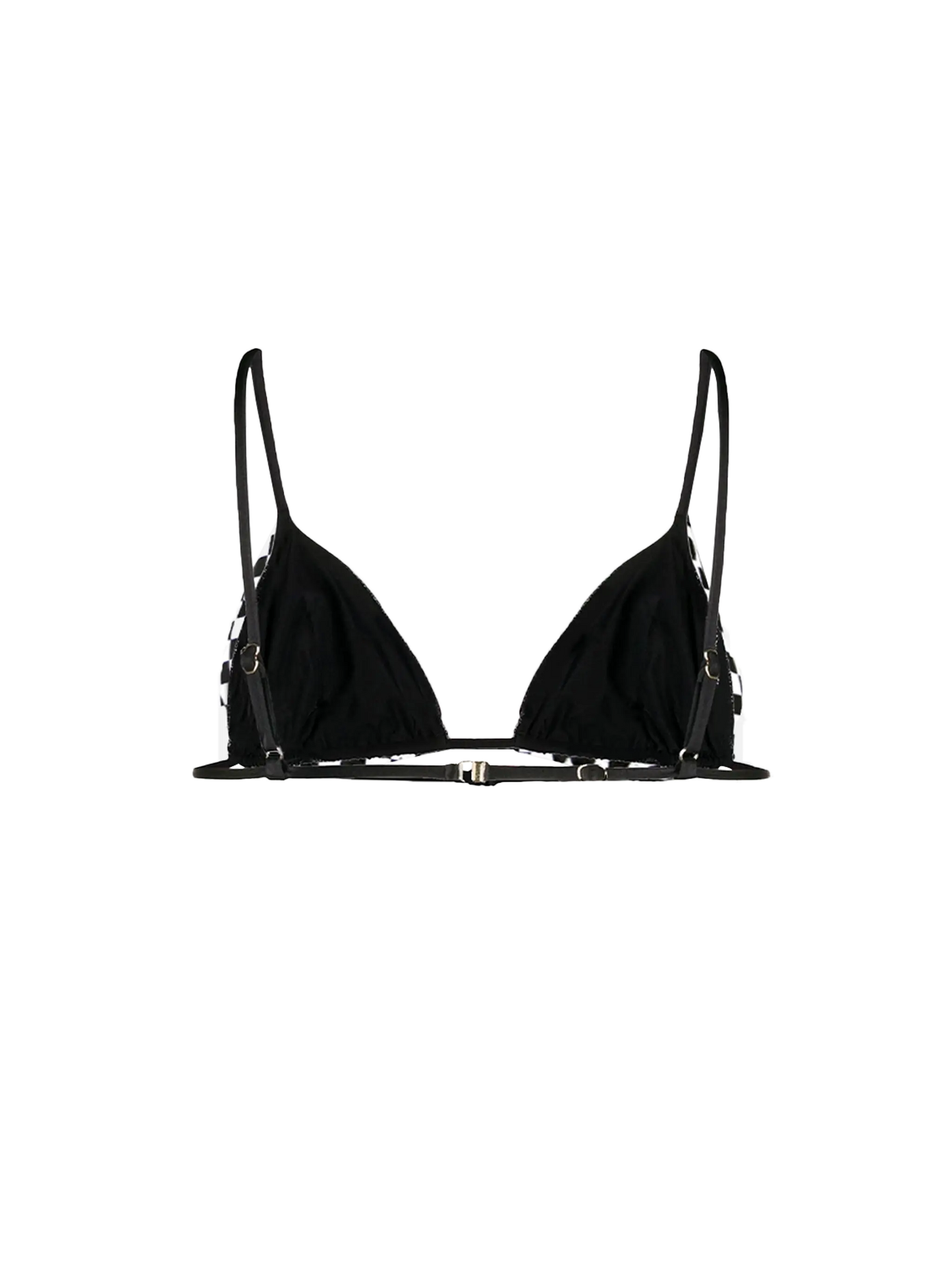 Black check print triangle - MC2 Saint Barth