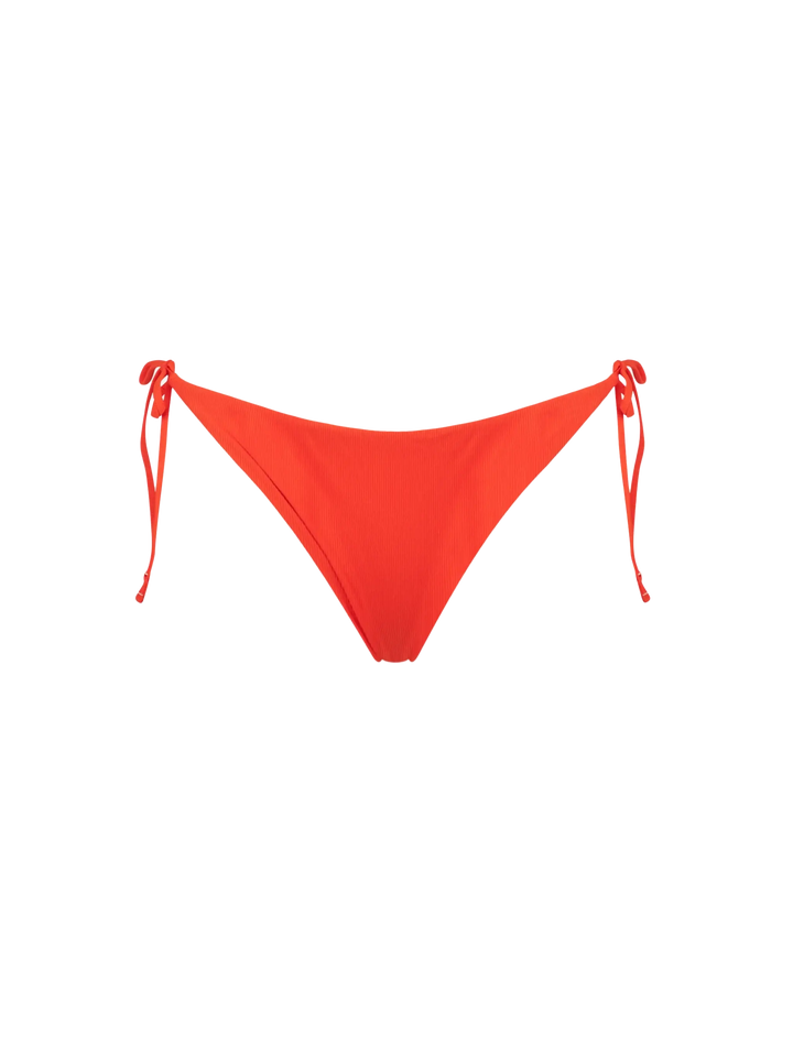 Orange ribbed triangle bikini - MC2 Saint Barth