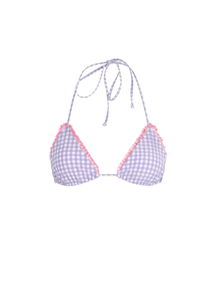 Gingham print triangle - MC2 Saint Barth