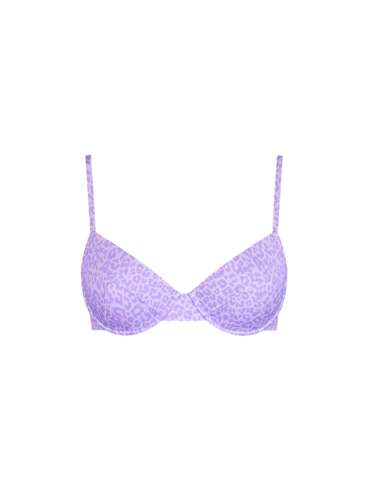 Pastel animalier underwire bralette - MC2 Saint Barth