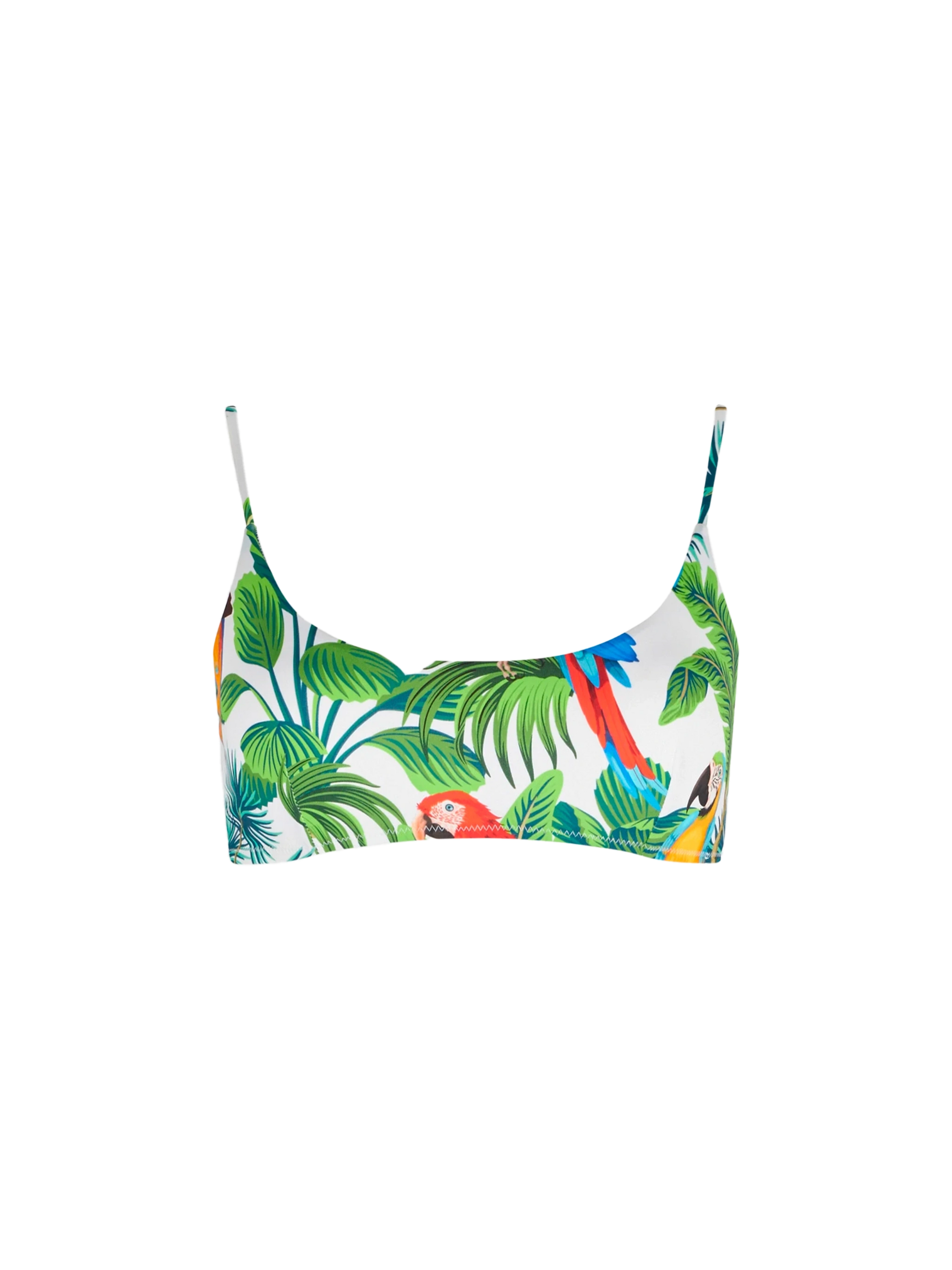 Parrots print bralette - MC2 Saint Barth