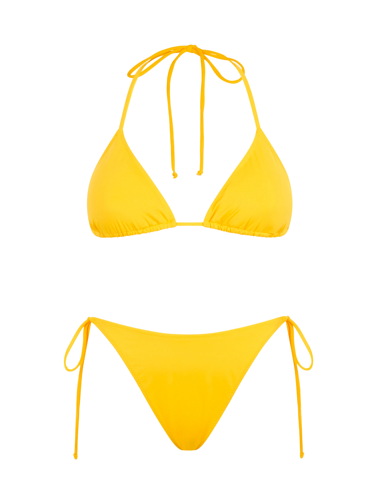 Woman yellow triangle bikini - MC2 Saint Barth