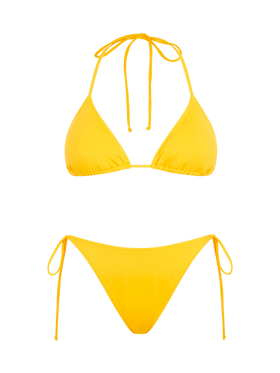 Woman yellow triangle bikini - MC2 Saint Barth