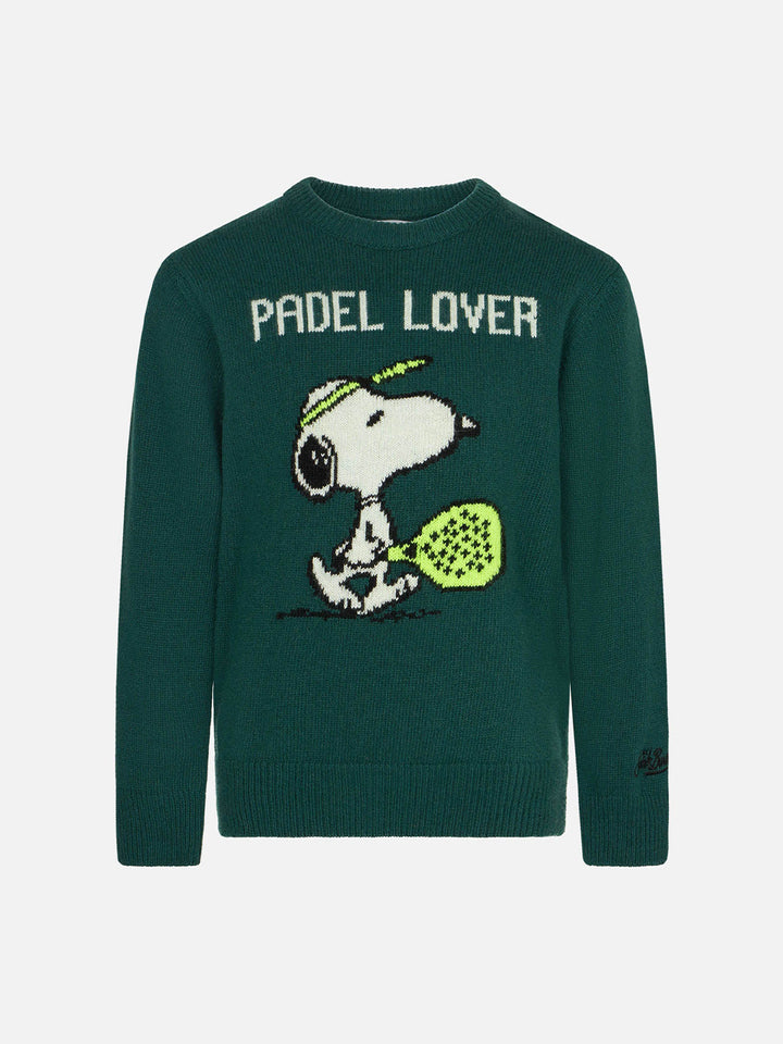 Boy crewneck sweater with Snoopy print | SNOOPY - PEANUTS™ SPECIAL EDITION - MC2 Saint Barth
