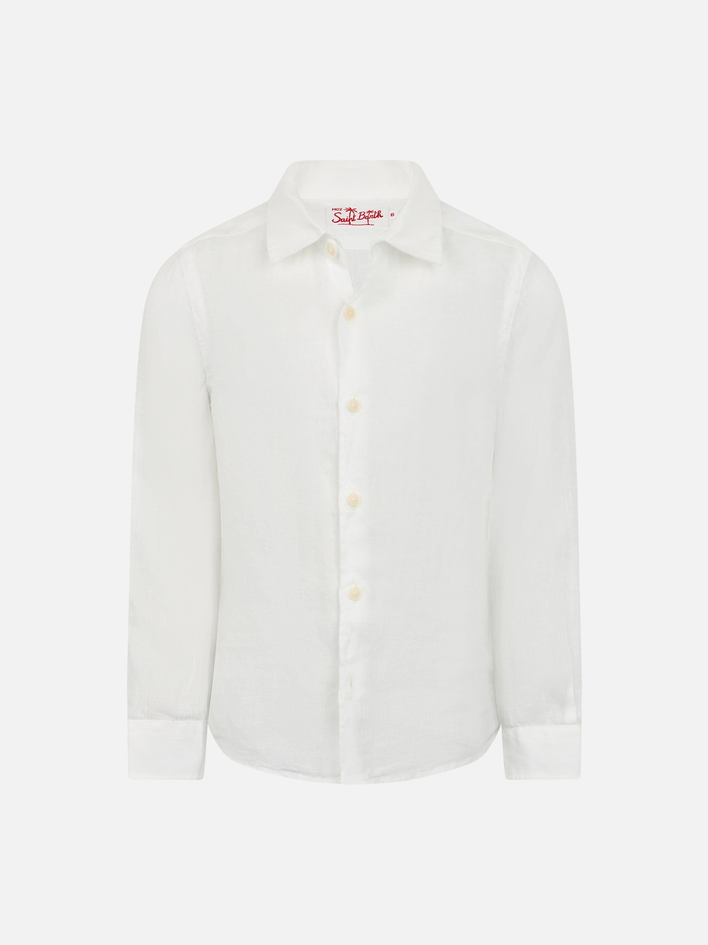 Agnes white linen shirt - MC2 Saint Barth