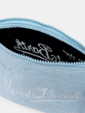Light blue terry pochette Aline - MC2 Saint Barth