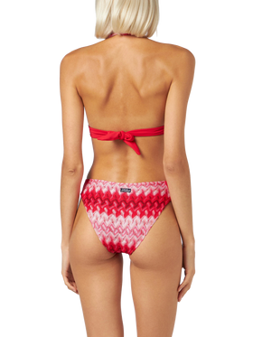 Red knitted chevron briefs - MC2 Saint Barth