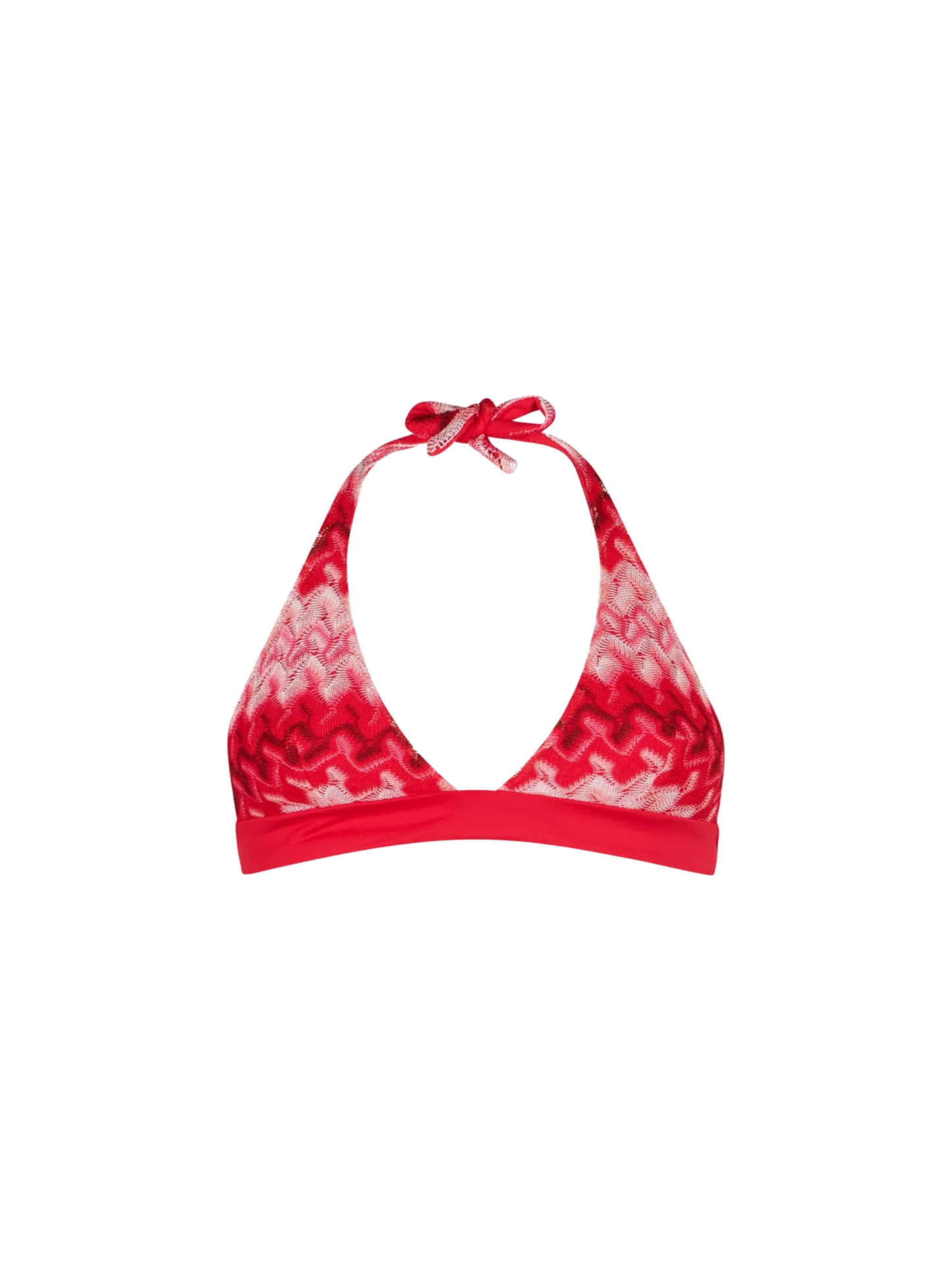 Rotes gestricktes Dreieck