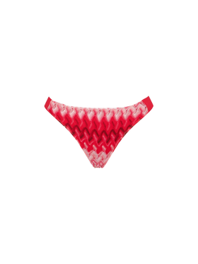 Rote gestrickte Chevron-Slips