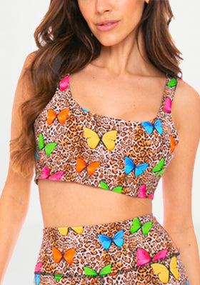 Animalier printed yoga top - MC2 Saint Barth