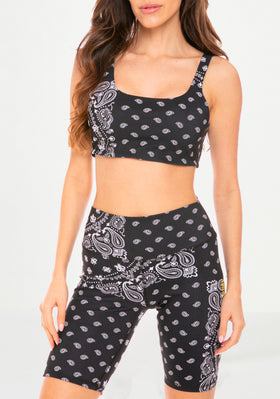 Woman activewear with bandanna print - MC2 Saint Barth