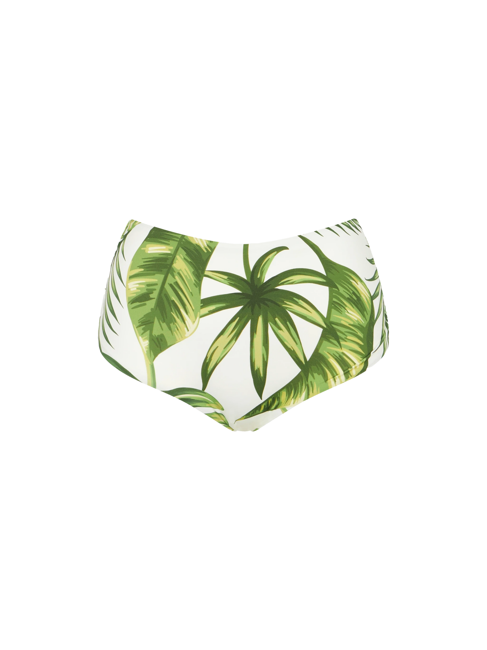 Tropical print high waist swim briefs - MC2 Saint Barth