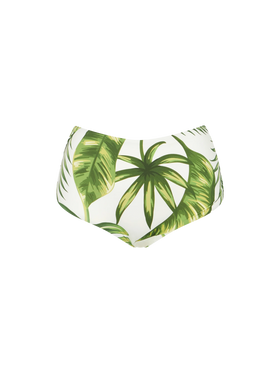 Tropical print high waist swim briefs - MC2 Saint Barth