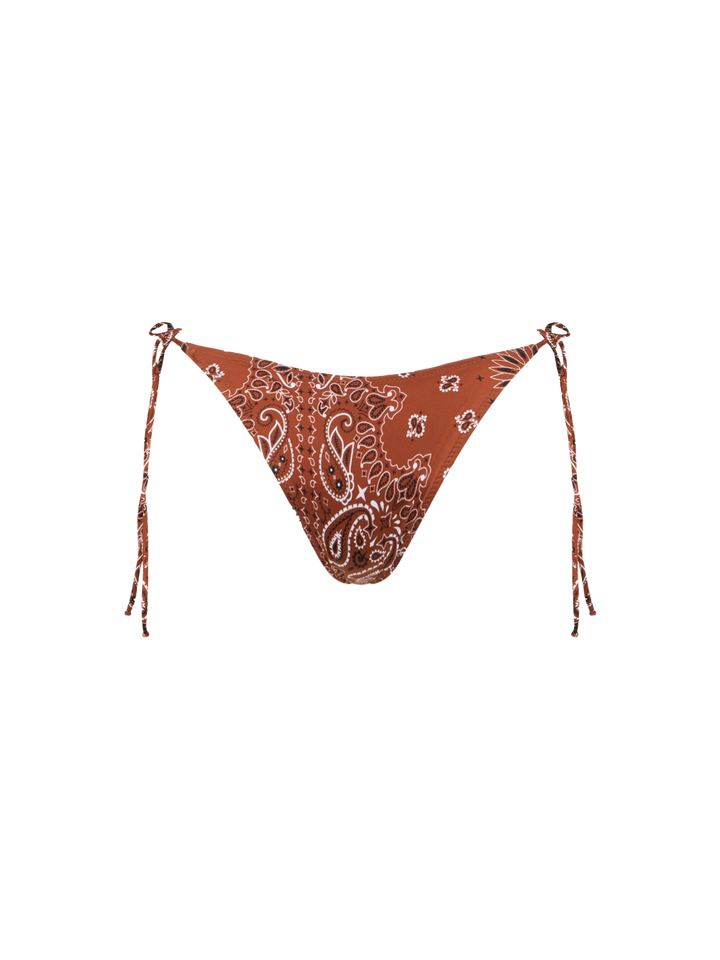 Woman bralette bikini with bandanna print - MC2 Saint Barth