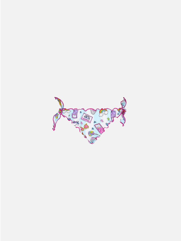 Pop designs print girl swim briefs - MC2 Saint Barth