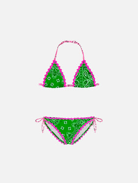 Girl bikini with bandanna print - MC2 Saint Barth