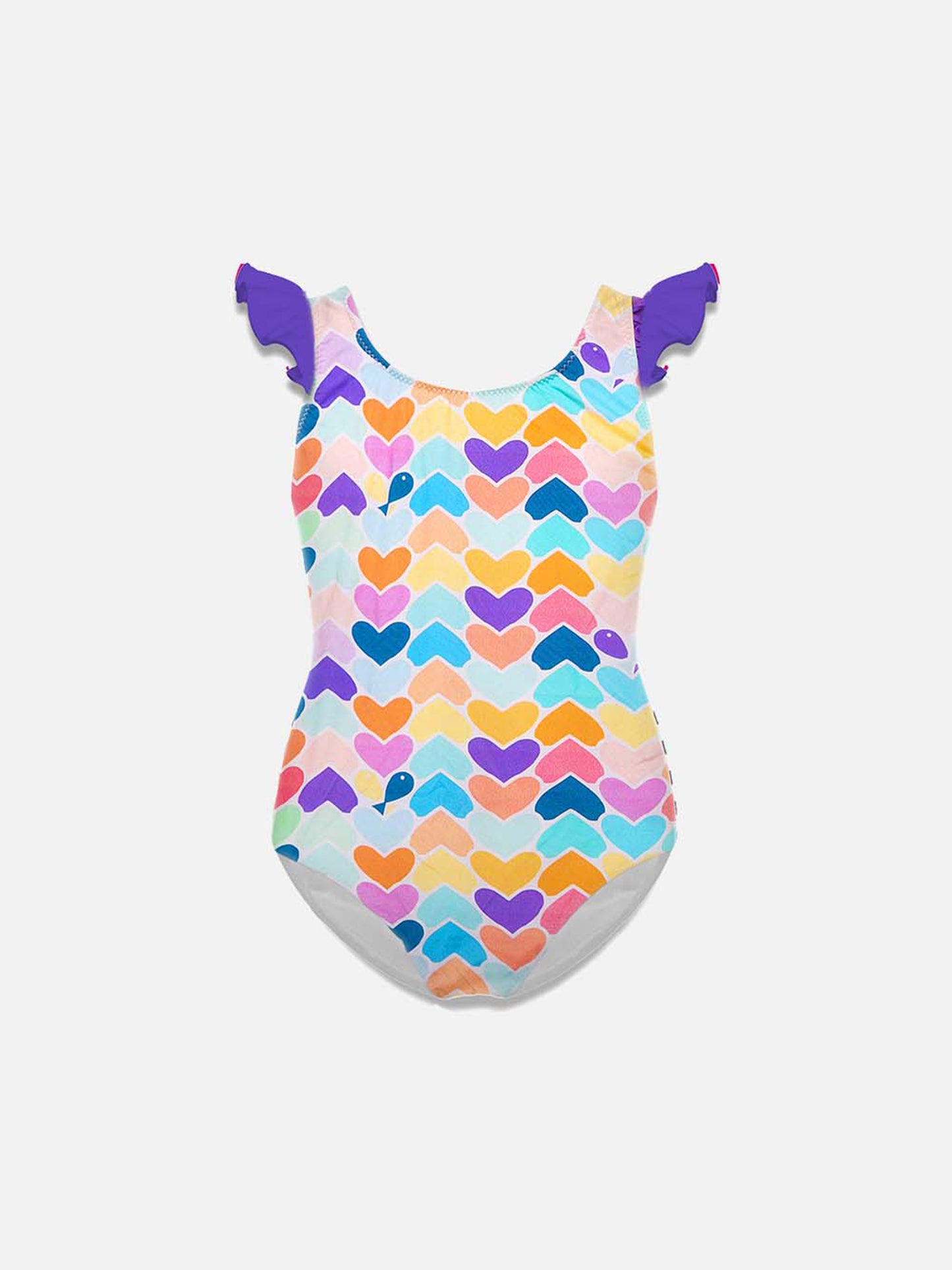 Girls swimsuit with ruffles - MC2 Saint Barth