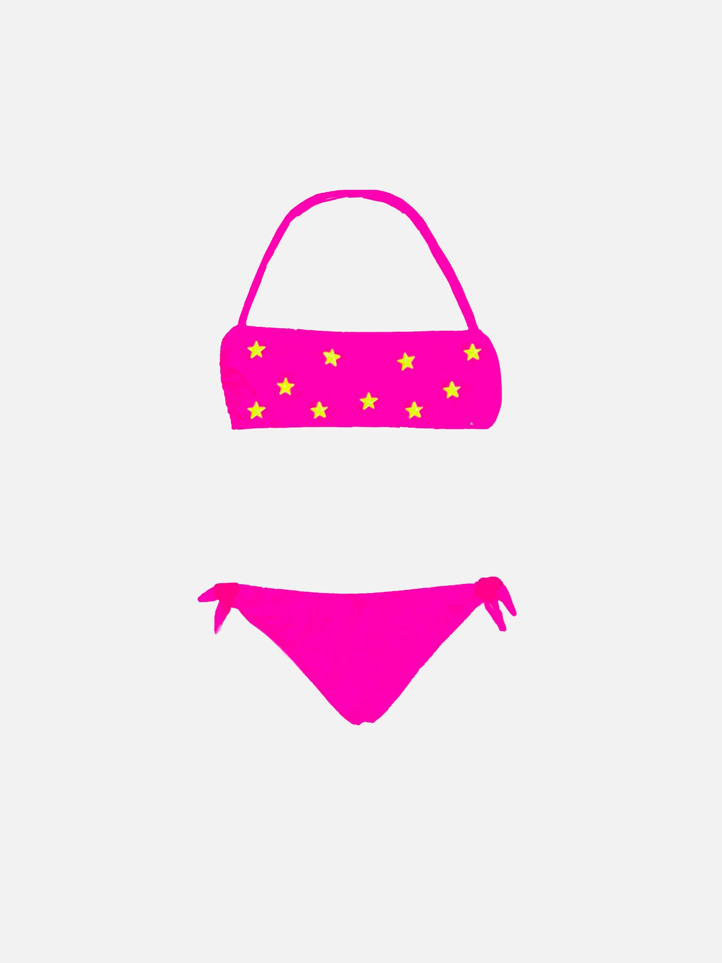 Stars print girl bikini - MC2 Saint Barth
