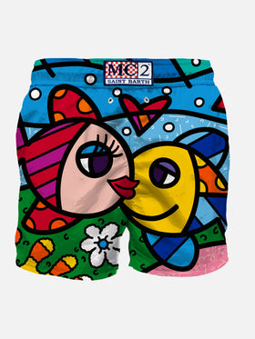 Badeshorts für Herren mit Fischaufdruck | ©BRITTO SONDERAUSGABE