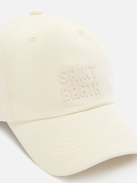 Gorra Studio color off white Baseball con bordado del logo 