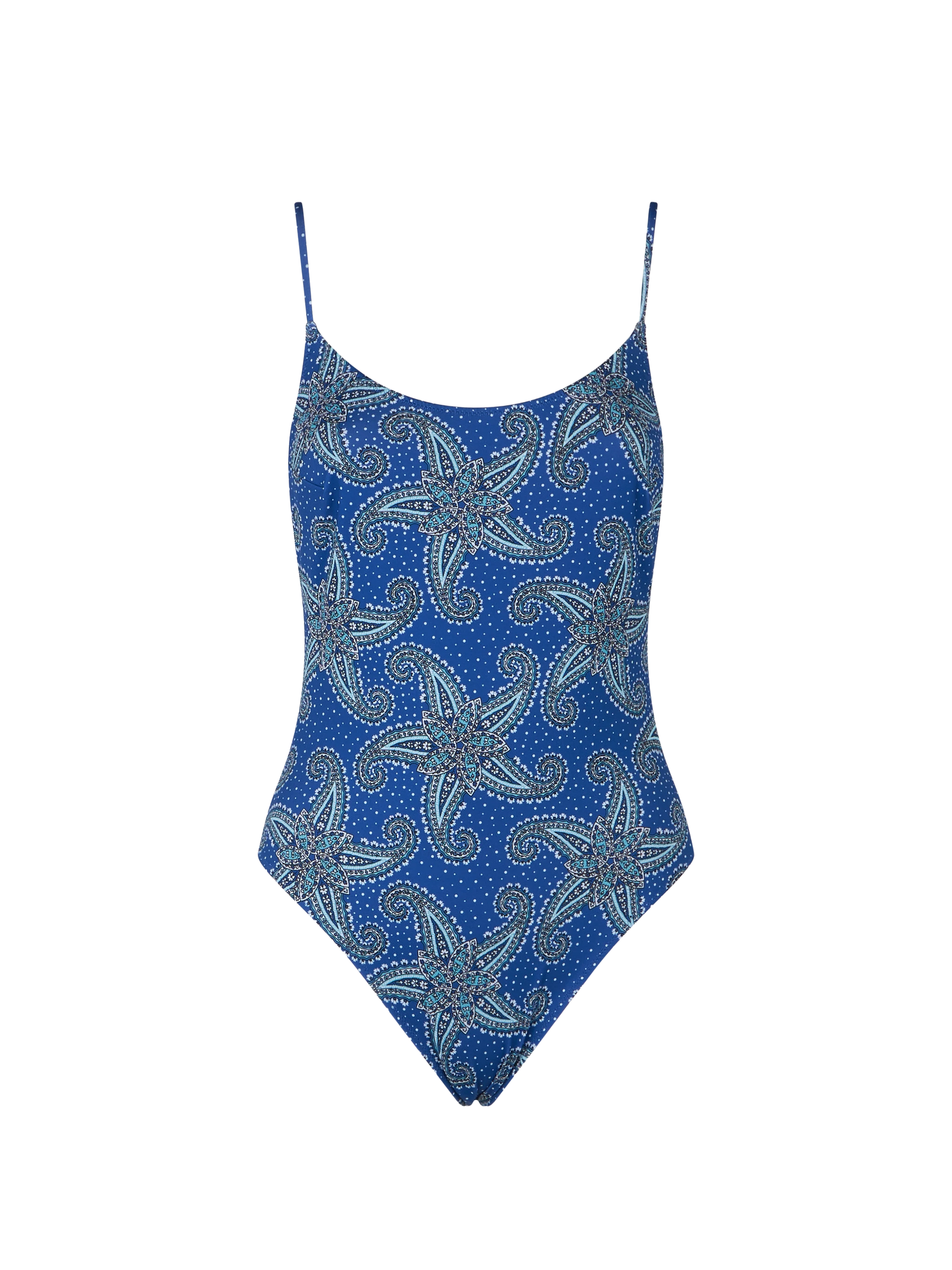 Paisley star print one piece swimsuit - MC2 Saint Barth